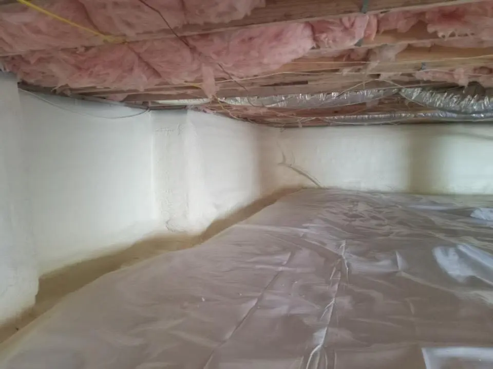 Crawl space encapsulation with closed-cell spray foam for Roof Waterproofing in Artesia